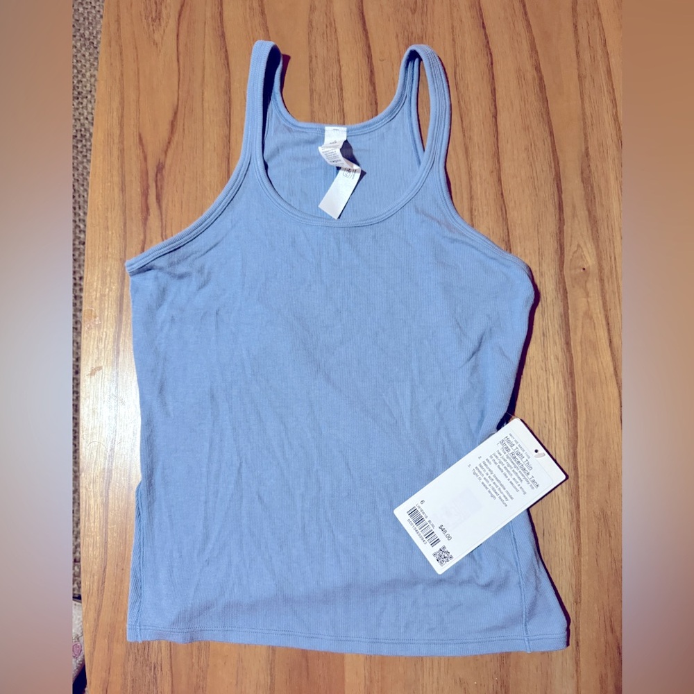 Hold Tight Thin Strap Racerback Tank Top color blwl